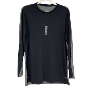 RawGear T-shirt‎ Mens Medium Black Gray Long Sleeve Performance